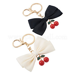 2 porte-clés 2 couleurs en polyester&nbsp;KEYC-TA0001-50