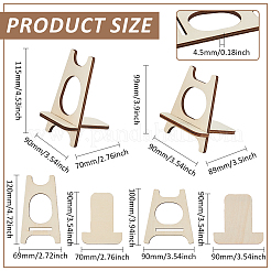 8 Satz 2 Stile Plwood Desktop-Ständer&nbsp;DIY-BC0015-16
