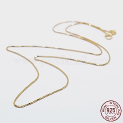 925 Sterling Silber Box Kette Halsketten&nbsp;STER-F039-45cm-04G