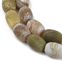 Fili di perline di agata naturale stagionato&nbsp;G-NH0047-B06-02
