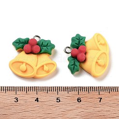 Pendentifs en résine opaque sur le thème de noël&nbsp;RESI-N039-100