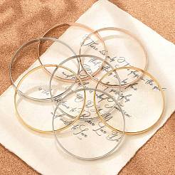 Conjuntos de brazaletes de acero inoxidable de moda 201&nbsp;BJEW-L664-024D-M-1