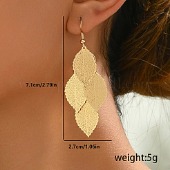 Pendientes colgantes de hierro&nbsp;XW0949-4