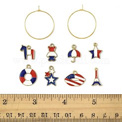DIY-Sets zum Basteln von Weinglasanhängern zum Unabhängigkeitstag&nbsp;DIY-FS0009-55