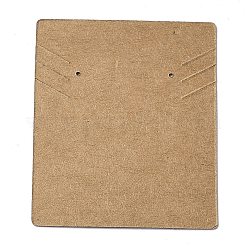 Cartoline da esposizione con orecchini per collana in cartone&nbsp;CDIS-A002-C-05B