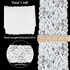 5 Yards Polyester-Spitzenband zur Schmuckherstellung&nbsp;OCOR-GF0004-78A