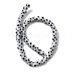 Perles vernissées manuelles&nbsp;LAMP-D002-6mm-01F