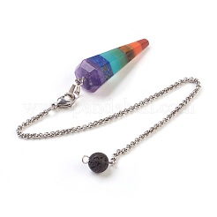 Natur-/Synthetik-Chakra aus gemischtem Stein&nbsp;PALLOY-JF00350