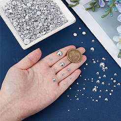 3000 Stück ABS-Imitationsperlen-Cabochons&nbsp;KY-CY0001-09