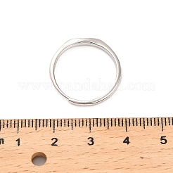Bagues réglables en argent sterling rhodié 925&nbsp;RJEW-S397-01P-03