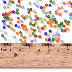 Perline di semi di vetro dai colori smerigliati&nbsp;SEED-A030-02B