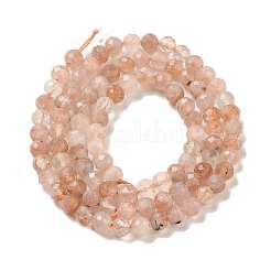 Natürliche sunstone Perlen Stränge&nbsp;G-B074-B03-03