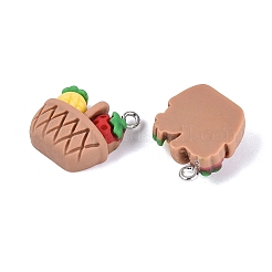 Undurchsichtige Harzanhänger&nbsp;RESI-G097-01D