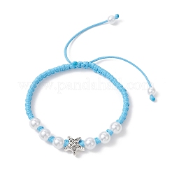 Armbänder aus ABS-Kunststoff mit Imitationsperlen&nbsp;BJEW-JB13064