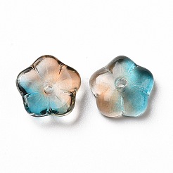 Perle di vetro verniciate a spruzzo trasparente&nbsp;LS-GLAA-I050-01F