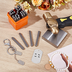 37 Stück Stahlsiegelstempel&nbsp;DIY-WH0061-004
