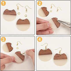 Kits de fabrication de boucles d'oreilles bricolage&nbsp;DIY-OC0005-26