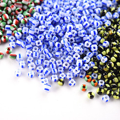 12/0 opaken Farben sickern Glasperlen&nbsp;SEED-YW0001-09C