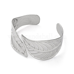 Brazaletes de acero inoxidable 304 para mujer&nbsp;BJEW-G729-04P
