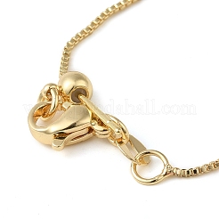 Creazione di braccialetti a catena in ottone con placcatura a cremagliera&nbsp;KK-M285-04KCG
