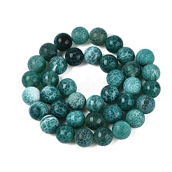 Chapelets de perle en agate naturelle teinte&nbsp;G-Q606-45A-02