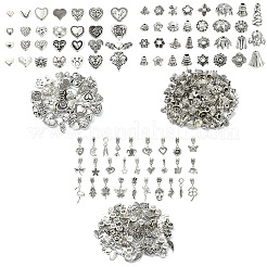 64 stücke 30 stile tibetischen stil legierung europäischen baumeln charme&nbsp;FIND-YW0006-73