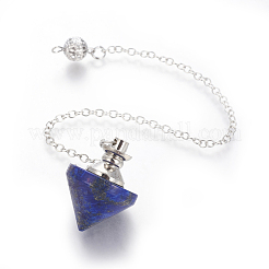 Natürlicher Lapislazuli-Kegel Wünschelrutenpendel&nbsp;G-G771-D01