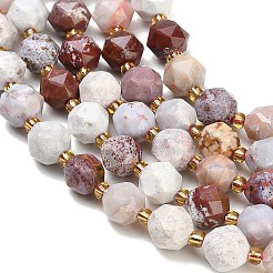 Natürliche ozean achat / ozean jaspis perlen stränge&nbsp;GG-CBA3921-B14-8mm