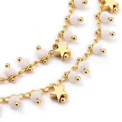 Ensemble de bijoux de chaînes gourmettes en laiton&nbsp;SJEW-JS01123