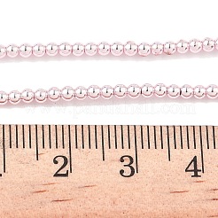 Brins de perles d'hématite non magnétiques synthétiques galvanisées&nbsp;G-A263-J01-01
