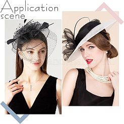 Base per cappello fascinator a goccia in tessuto eva 6 pz 6 colori per modisteria&nbsp;AJEW-CA0002-78