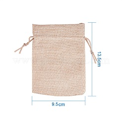 Sackleinen Packtaschen Tunnelzug Taschen&nbsp;ABAG-PH0001-14x10cm-05