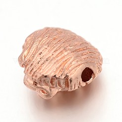 Stile tibetano testa in lega leone perline&nbsp;TIBEB-E073-01RG