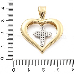 Placcatura a cremagliera in ottone con pendenti in zirconi cubici&nbsp;KK-Q017-10A-G