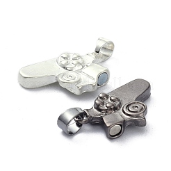 Legierung magnetische Freundschaft Controller Halskette Set&nbsp;PALLOY-D204-01BS