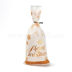 50 Stück transparente Zellophan-Verpackungsbeutel mit „Frohe Weihnachten&nbsp;LS-ABAG-C013-03