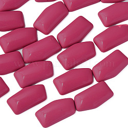 Undurchsichtigen Acryl Cabochons, Nuggets, tief rosa, 27x14.5x5 mm, ca. 300 Stk. / 500 g