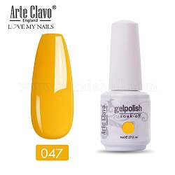 8 ml spezielles Nagelgel, für Nail Art Stempeldruck, Lack Maniküre Starter Kit, golden, Flasche: 25x66mm