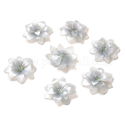Tappo di perline di fiori, per la creazione di gioielli fai da te, Gainsboro, 32~34x9~10mm, Foro: 0.9~1 mm