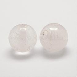 Perles de cristal de quartz naturel, perles de cristal de roche, ronde, 20mm, Trou: 3~4mm