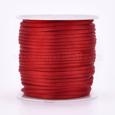 Mandala Crafts 100M 1mm Satin Nylon Chinese Knot Rattail Macramé Beadi –  MudraCrafts