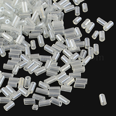 Perles de clairon en verre nacré&nbsp;SEED-R011-101-1