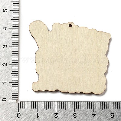 Pendentif en bois&nbsp;WOOD-H107-04-23-1