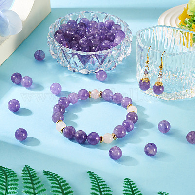 Natürlichen Amethyst Perlen Stränge&nbsp;G-TA0002-57A-1