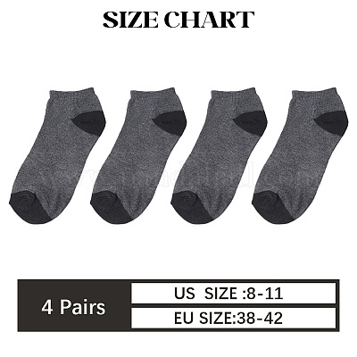 Calcetines tobilleros de poliéster para hombre&nbsp;AJEW-WH20060-43-1