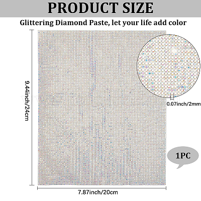 Strass-Aufkleber&nbsp;DIY-WH20048-003F-1