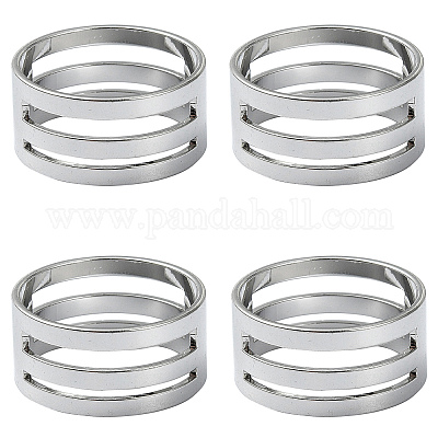 4 Stück Messingringe&nbsp;RJEW-YW0001-06P-1