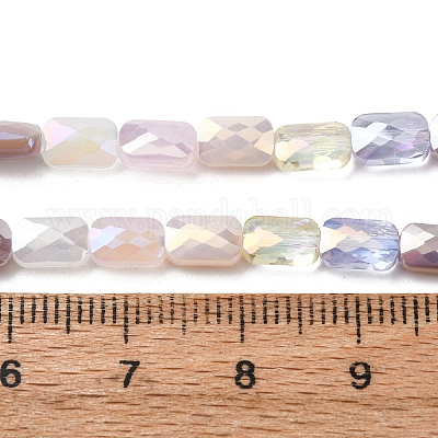 Chapelets de perles en verre électroplaqué&nbsp;EGLA-D300-05-13-1