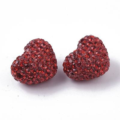 Polymer Ton Strass Perlen&nbsp;RB-S055-25-1