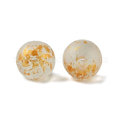 Perles en acrylique transparente&nbsp;OACR-O006-01A-7mm-1